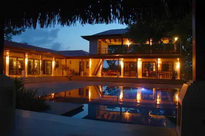 beautiful fron view of ahki at night