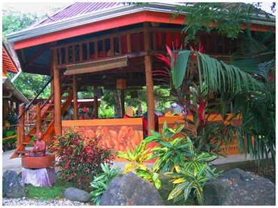 beautifully designed garden house at Casa Zen