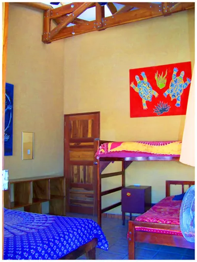 beautiful room designed with local wood