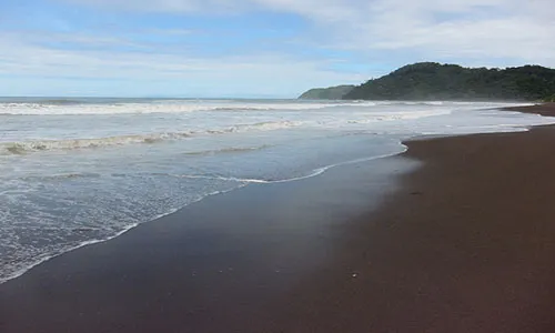 beautiful sea beach with clean sand