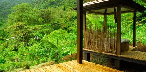 Wooden Yoga Deck at El Silencio Lodge and Spa