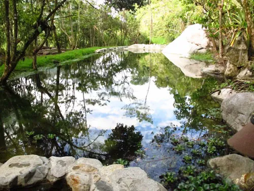 beautiful lake at Rio Chirripo Yoga Retreat