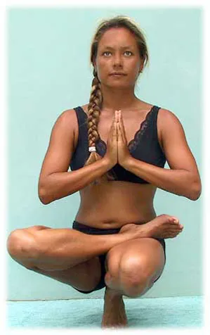woman practicing ashtanga yoga