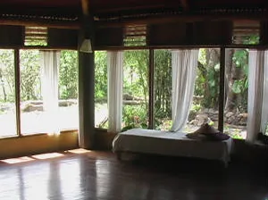 beautiful room with wide windows