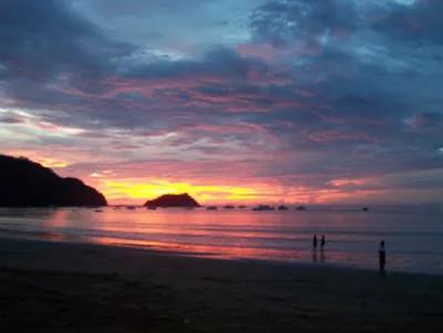 beautiful sea beach in Playa del Coco