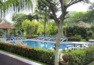 beautiful swimming pool at hotel Puerta del Sol