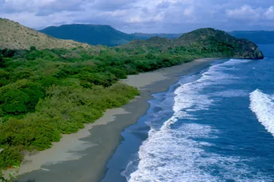 excellent view of a sea beach at santa rosa national park 