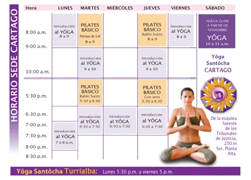 classes at yoga santocha