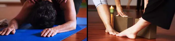 group of people doing yoga