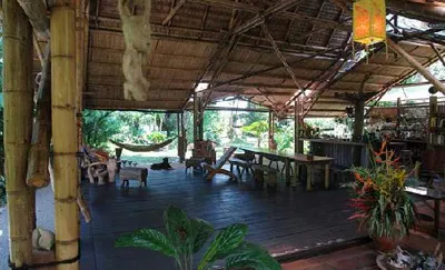 wooden deck at ojo del mar