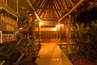 Sueno Azul bamboo roof