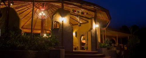 Rio Chirripo Yoga Retreat with beautiful light shed