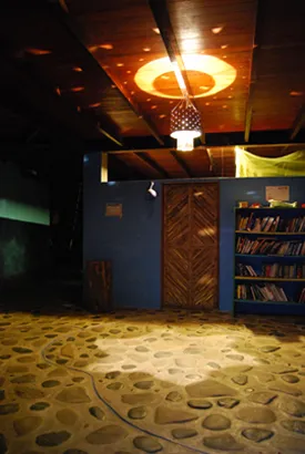 Beautifully decorated room in Yoga farm