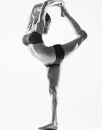 Woman practicing Yoga