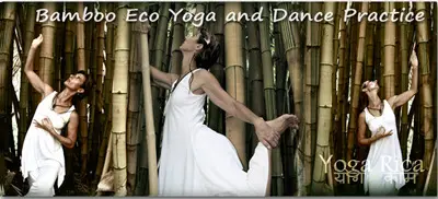 women in white practicing yoga